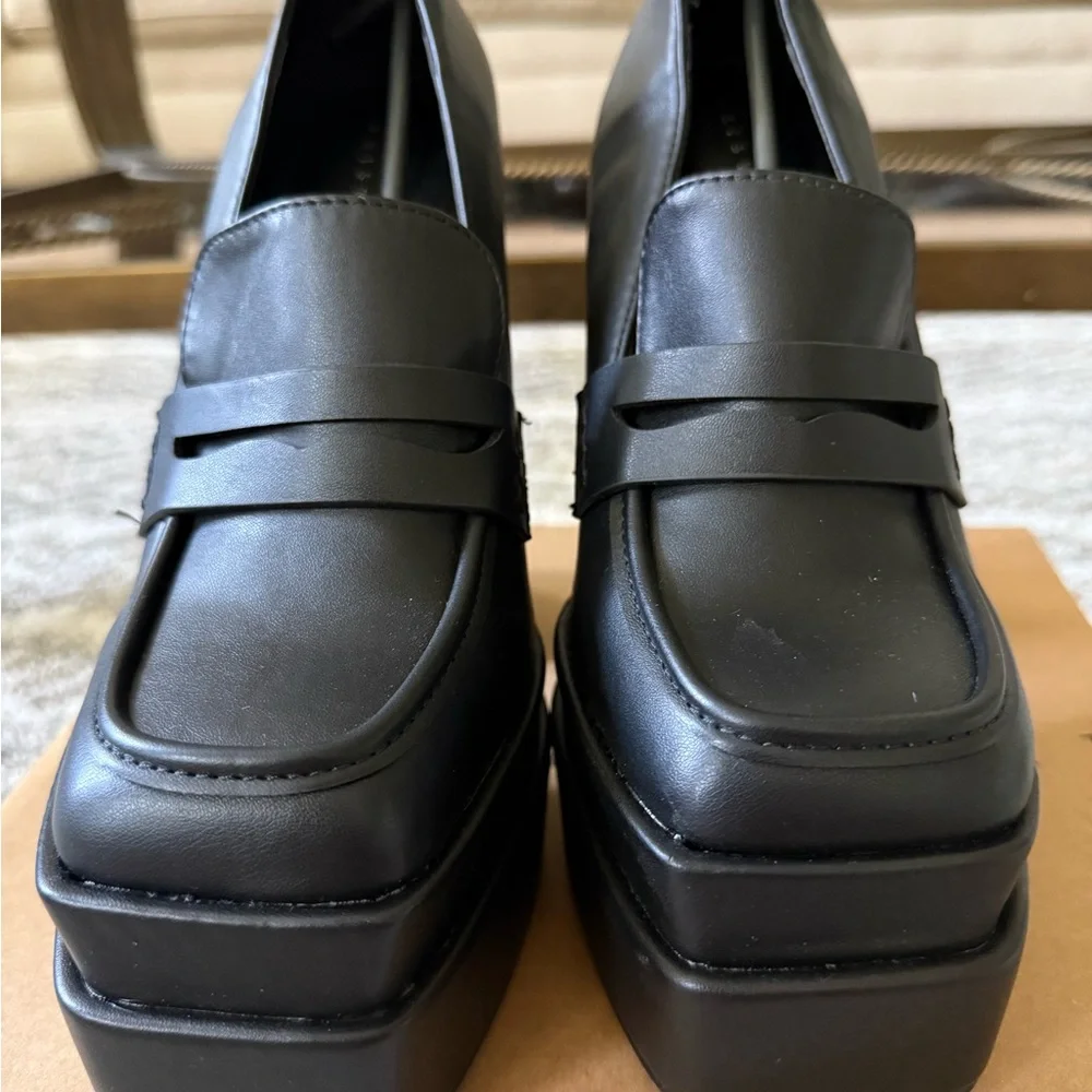Daisy Street Loafer Platforms 8W | Brand New